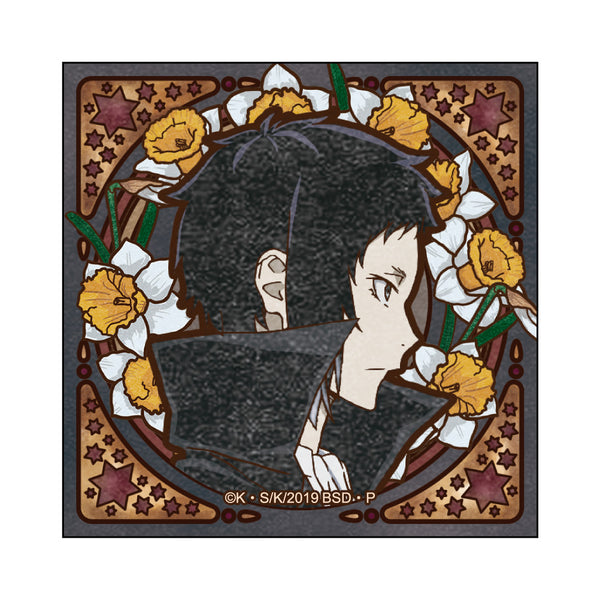 『文豪ストレイドッグス』アールヌーボーシリーズ スクエア缶バッジ 芥川龍之介