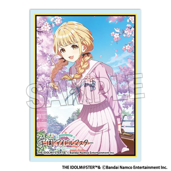 『学園アイドルマスター イラストスリーブMAT 世界一可愛い私 '25桜 藤田ことね』
