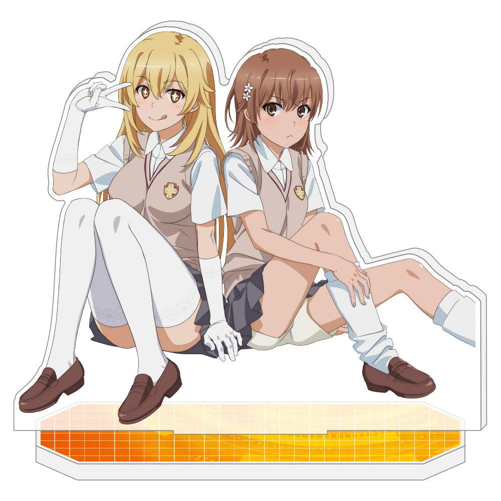 とある科学の超電磁砲T』アクリルキャラスタンド[御坂美琴&食蜂操祈