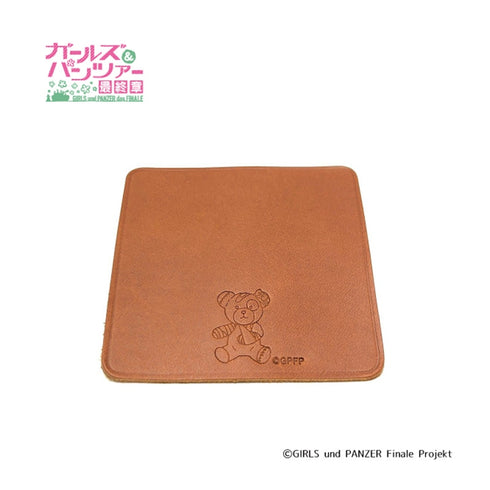 『ガールズ&パンツァー』レザースクエアコースター(ボコ)