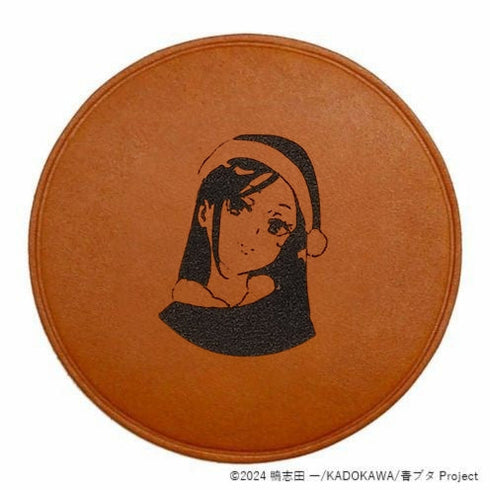 『青春ブタ野郎はサンタクロースの夢を見ない』レザーコースター ミニスカサンタ