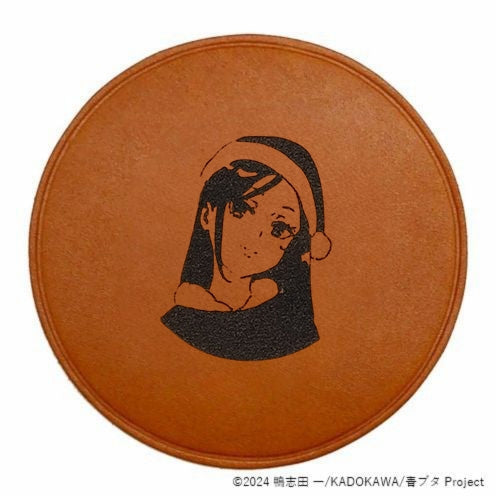 『青春ブタ野郎はサンタクロースの夢を見ない』レザーコースター ミニスカサンタ