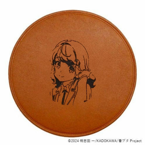 『青春ブタ野郎はサンタクロースの夢を見ない』レザーコースター 古賀 朋絵