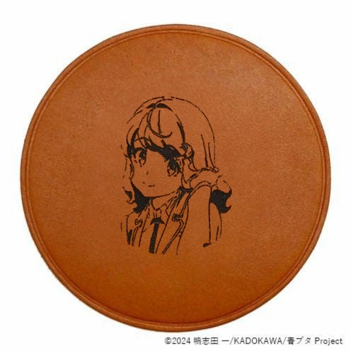 『青春ブタ野郎はサンタクロースの夢を見ない』レザーコースター 古賀 朋絵