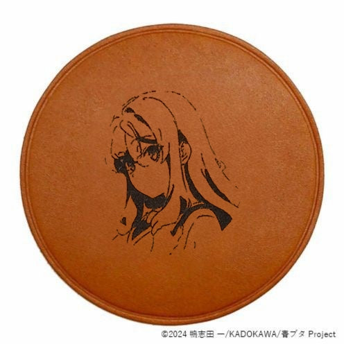 『青春ブタ野郎はサンタクロースの夢を見ない』レザーコースター 双葉 理央