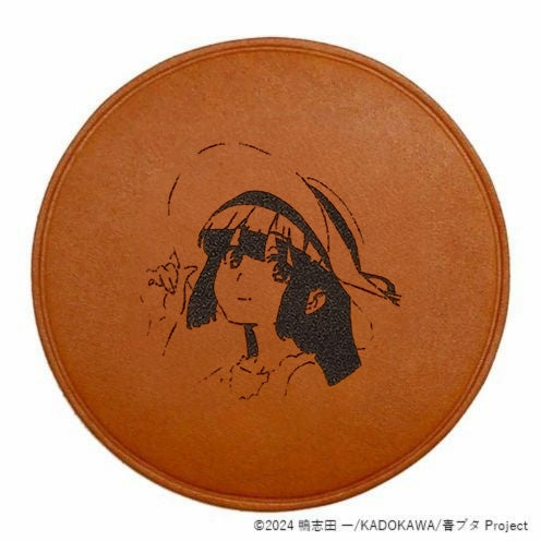 『青春ブタ野郎はサンタクロースの夢を見ない』レザーコースター 牧之原 翔子