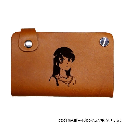 『青春ブタ野郎はサンタクロースの夢を見ない』レザースライドカードケース 桜島 麻衣