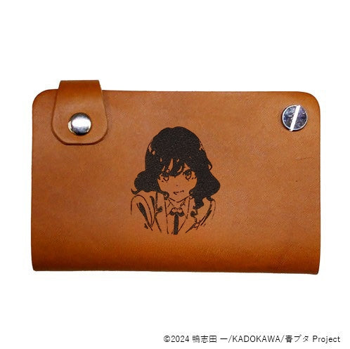 『青春ブタ野郎はサンタクロースの夢を見ない』レザースライドカードケース 姫路 紗良