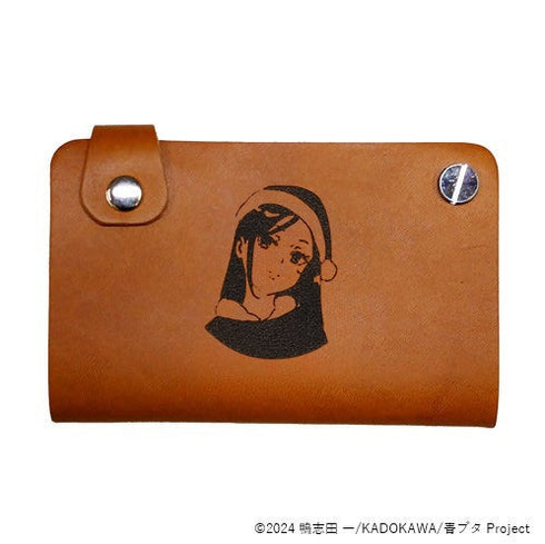 『青春ブタ野郎はサンタクロースの夢を見ない』レザースライドカードケース ミニスカサンタ