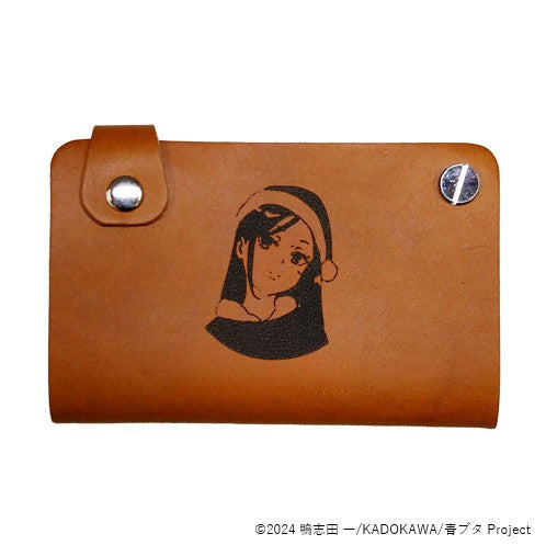 『青春ブタ野郎はサンタクロースの夢を見ない』レザースライドカードケース ミニスカサンタ