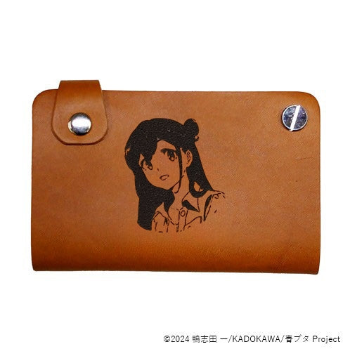 『青春ブタ野郎はサンタクロースの夢を見ない』レザースライドカードケース 美東 美織