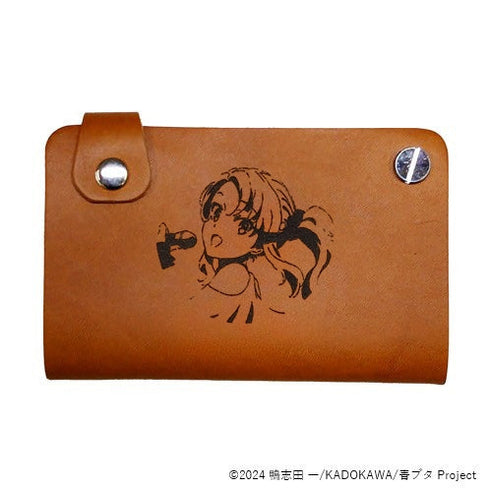 『青春ブタ野郎はサンタクロースの夢を見ない』レザースライドカードケース 豊浜 のどか