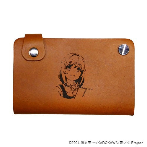 『青春ブタ野郎はサンタクロースの夢を見ない』レザースライドカードケース 梓川 花楓