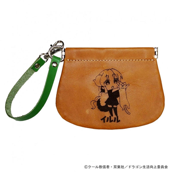 『小林さんちのメイドラゴン さみしがりやの竜』バネくちレザー小物入れ イルル