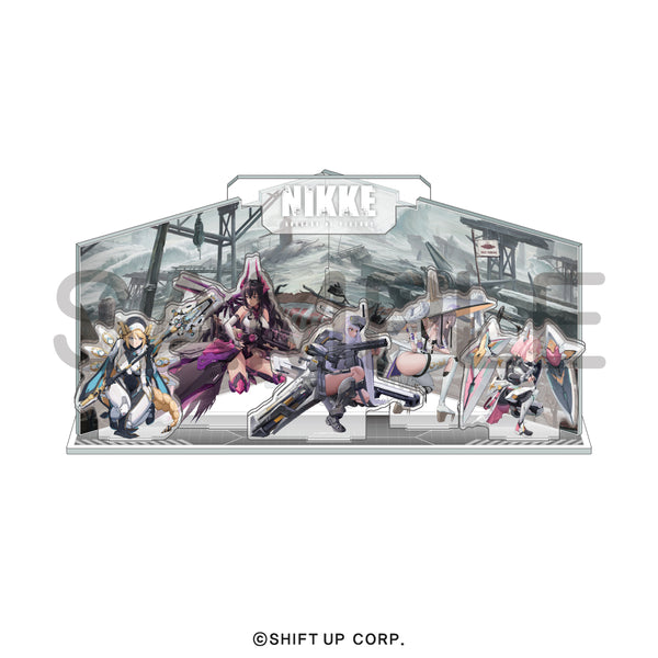 『NIKKE』ジオラマアクリル 部隊04