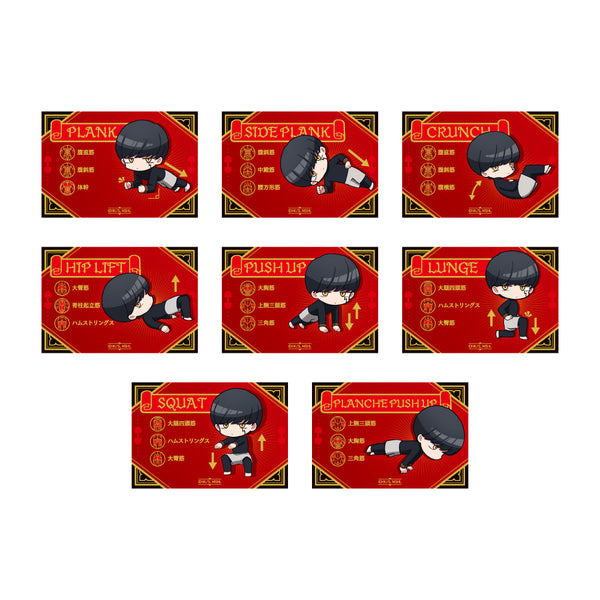『マッシュル-MASHLE-』筋トレスクエア缶バッジ BOX