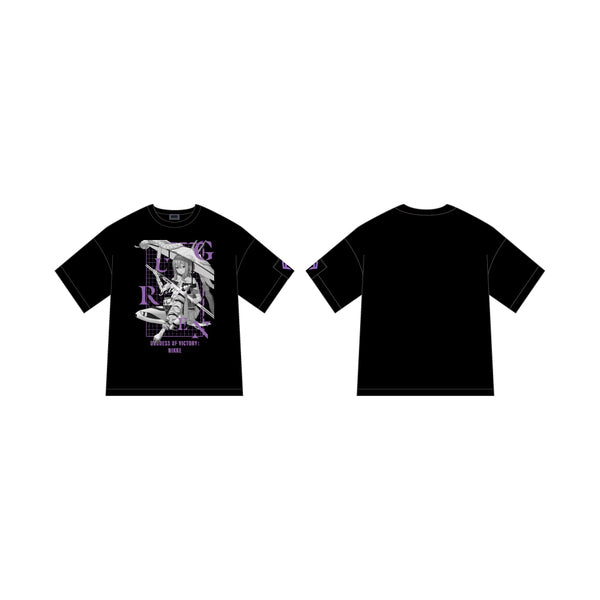 『勝利の女神:NIKKE』Tシャツ 紅蓮