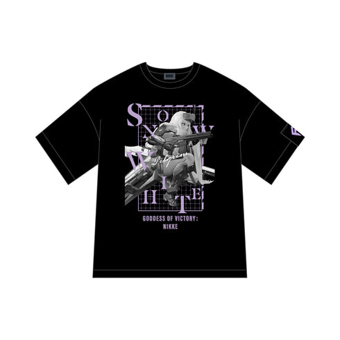 『勝利の女神:NIKKE』Tシャツ スノーホワイト