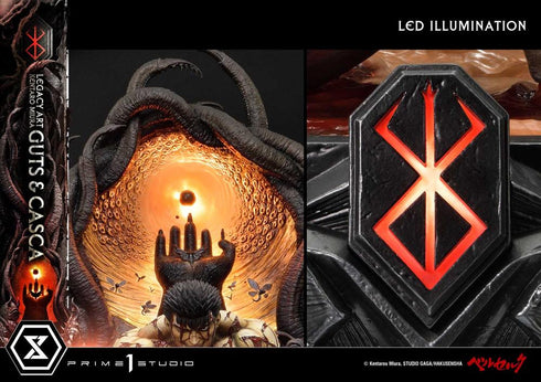 『ベルセルク』レガシーアート 三浦建太郎  ガッツ&キャスカ