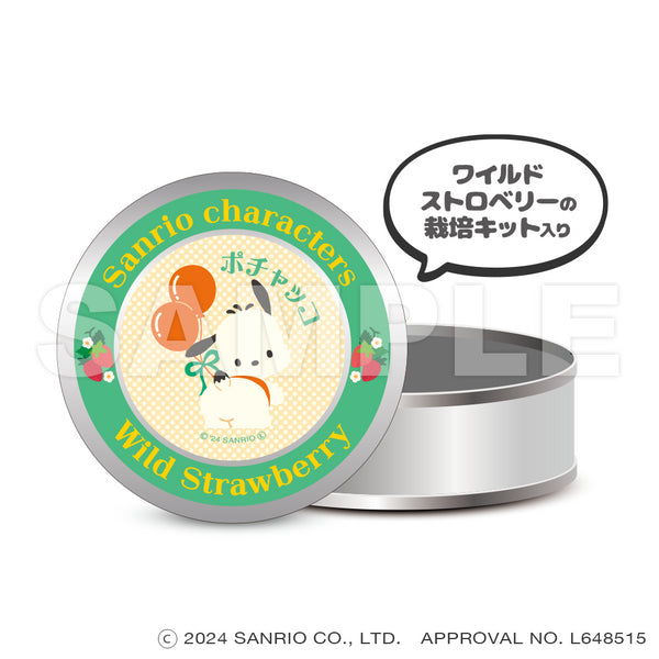 『サンリオキャラクターズ』_マグネット缶ケース(栽培キット入り)_ポチャッコ