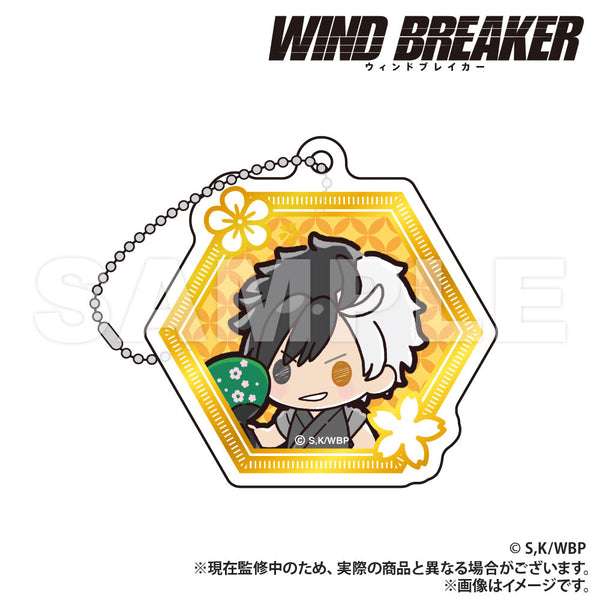 『WIND BREAKER』箔押し風アクリルキーホルダー ver.2 桜