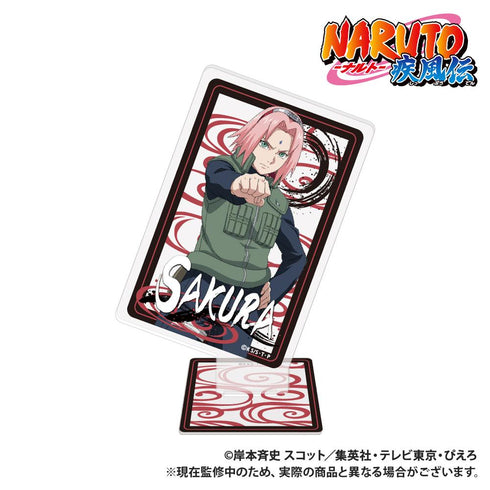 《火影忍者 疾风传》扑克牌造型亚克力收藏品 春野樱 全新绘制