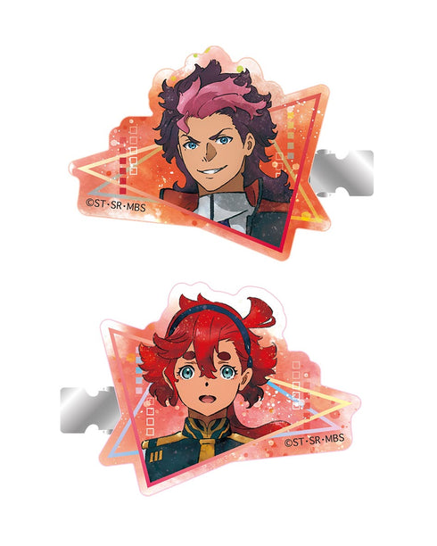 『機動戦士ガンダム 水星の魔女』ウェットカラーシリーズ ウェットカラーシリーズ 前髪クリップ グエル&スレッタ