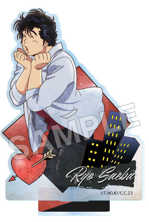 『劇場版 シティーハンター 天使の涙 (エンジェルダスト)』ヴィンテージシリーズ アクリルスタンド 冴羽獠 B