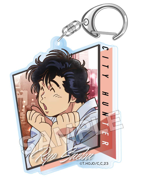 『劇場版 シティーハンター 天使の涙 (エンジェルダスト)』ヴィンテージシリーズ アクリルキーホルダー 冴羽獠 B
