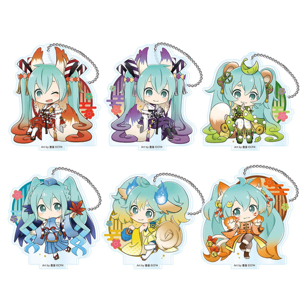 『初音ミク』百鬼夜行 アクリルキーチェーン BOX(6個入)