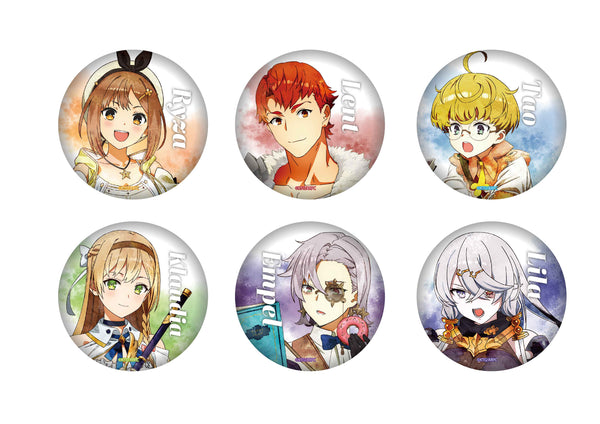 『ライザのアトリエ ~常闇の女王と 秘密の隠れ家~』ウェットカラーシリーズ 缶バッジ BOX(6個入)