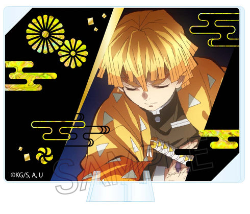 『鬼滅の刃』螺鈿風シリーズ プレート&スタンド 我妻善逸