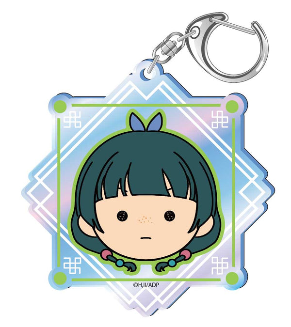 『薬屋のひとりごと』フェイスデフォルメ オーロラアクリルキーホルダー 猫猫A