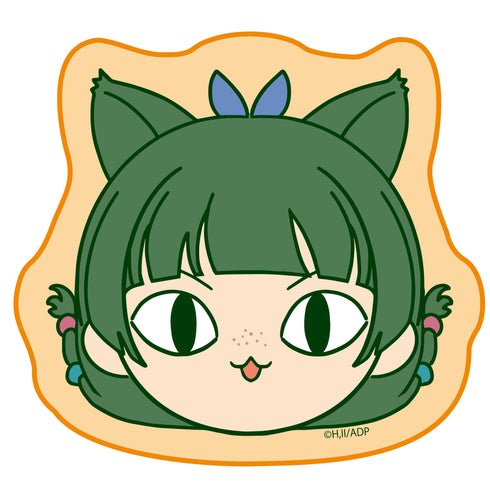 『薬屋のひとりごと』フェイスデフォルメ ダイカットミニタオル 猫猫B(猫)