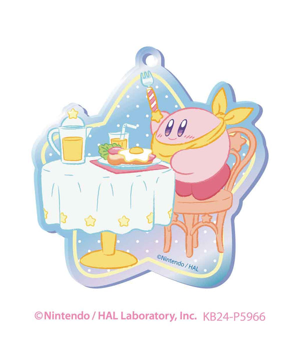 『星のカービィ』カービィ・ハッピーモーニング 星形オーロラキーホルダー たのしいブレックファースト