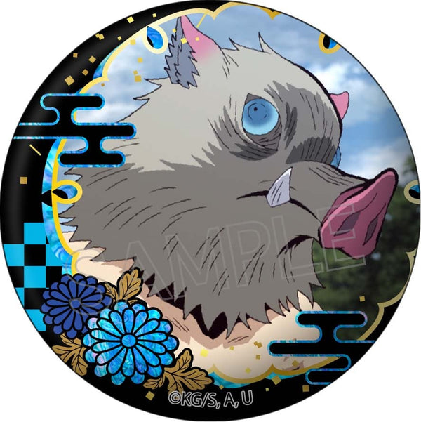 『鬼滅の刃』鬼滅の刃 螺鈿風シリーズ 缶バッジ vol.2 嘴平伊之助【202602再販】