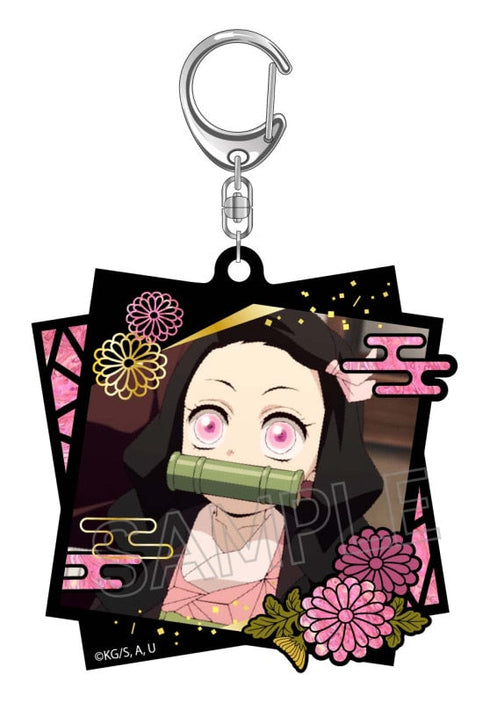 『鬼滅の刃』鬼滅の刃 螺鈿風シリーズ アクリルキーホルダー vol.2 竈門禰󠄀豆子【202602再販】