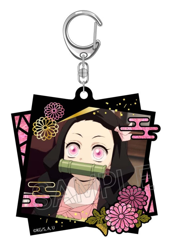『鬼滅の刃』鬼滅の刃 螺鈿風シリーズ アクリルキーホルダー vol.2 竈門禰󠄀豆子【202602再販】