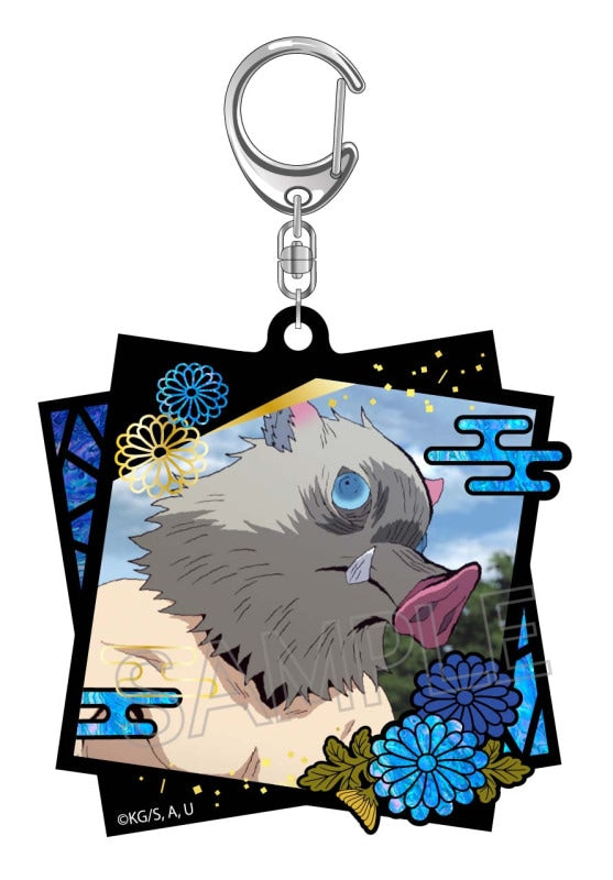 『鬼滅の刃』鬼滅の刃 螺鈿風シリーズ アクリルキーホルダー vol.2 嘴平伊之助【202602再販】