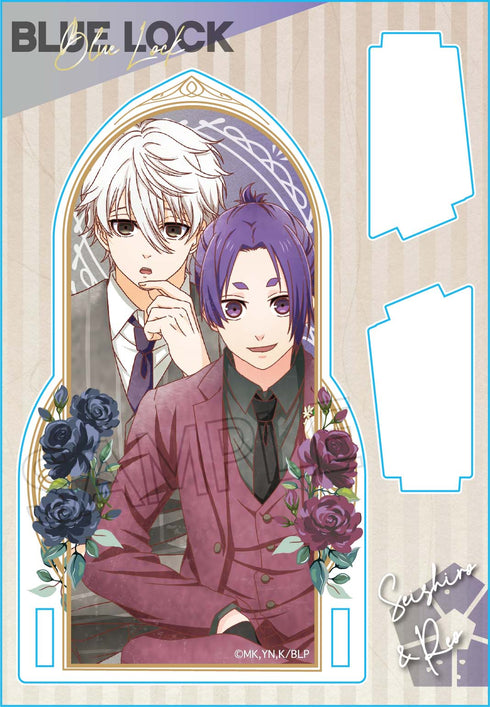 『ブルーロック』斜めに飾れるアクリルスタンド 凪誠士郎&御影玲王