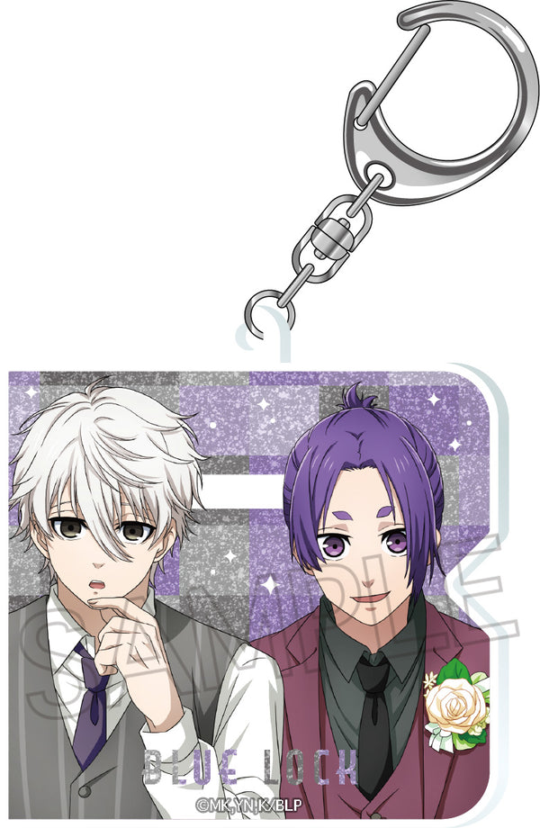 『ブルーロック』グリッターキーホルダー 凪誠士郎&御影玲王