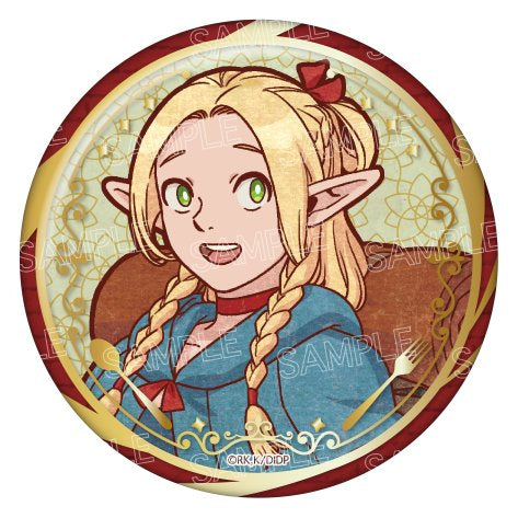 『ダンジョン飯』ヴィンテージシリーズ 箔押し缶バッジ マルシル