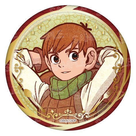 ダンジョン飯』ヴィンテージシリーズ 箔押し缶バッジ チル