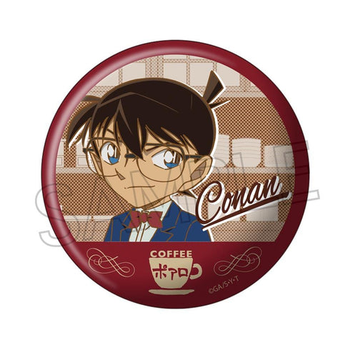 『名探偵コナン』喫茶ポアロシリーズ 缶バッジ 2024 江戸川コナン