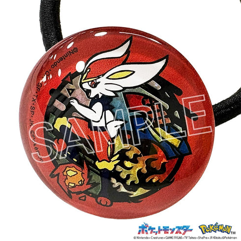 『ポケットモンスター』切り絵シリーズ キラキラヘアゴム エースバーン【202605再販】