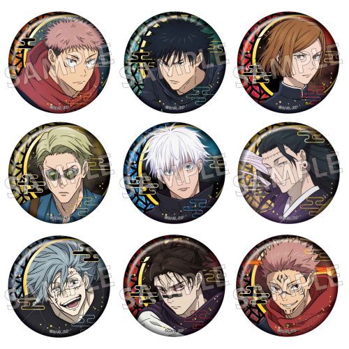 『呪術廻戦』螺鈿風シリーズ 缶バッジ Vol.2 BOX(9個入)【202509再販】