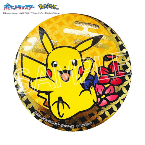 『ポケットモンスター』切り絵シリーズ 箔押し缶バッジ B BOX(6個入)