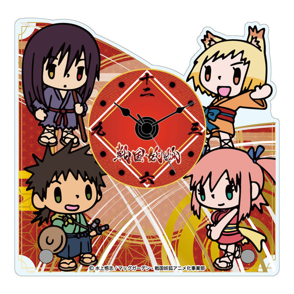 『戦国妖狐』テーブルクロック デフォルメキャラクター