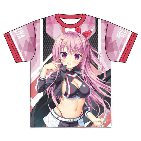 "AMBITIOUS MISSION" Original Illustration: Kaguya Arase (RQ Ver.) Full-Print T-Shirt