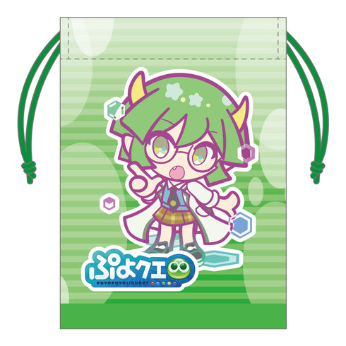 『ぷよクエカフェ2025』ミニ巾着 幾星学園のドラコ